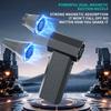 Ultra-Portable 41m/s Blower, 3-Speed & 4000mAh with Dual Magnetic Nozzles for Yard/BBQ/Hair Multi-Scene Use