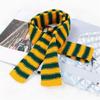 Striped Scarf Long Knitted Scarf Neck Warmer Women Scarf Lightweight Neck Wrap
