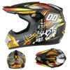 [Free Three-piece Set] Kart Off-road Helmet Electric Motorcycle Helmet Full Helmet for Mountain Downhill Competition
