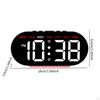 Digital Alarm Clock with LED Display, Date And Week Functionality, Adjustable Brightness for Bedroom
