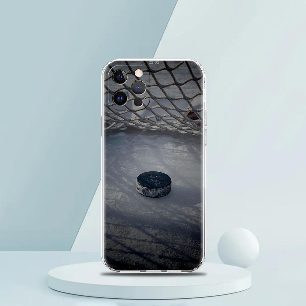 Eishockeyfeld Luxus Handyhülle Für iPhone 16 15 14 13 12 11 Pro Max XS X XR SE 7 8 Plus Weiches Silikon Klare Hülle