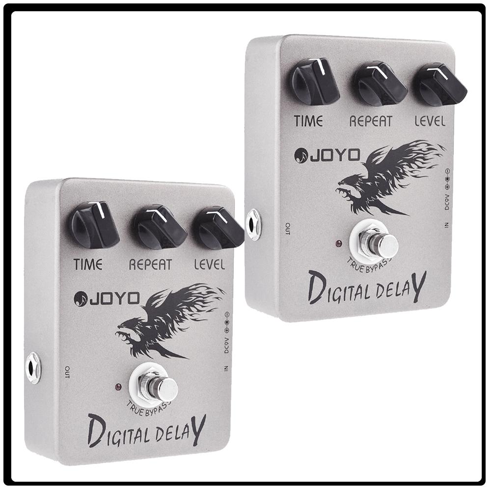 JOYO JF-08 Digital Delay Guitar Effect Pedal Classic Slap Back Echo Full Bypass Wiring True Digital Delay Effect Guitar Pedals