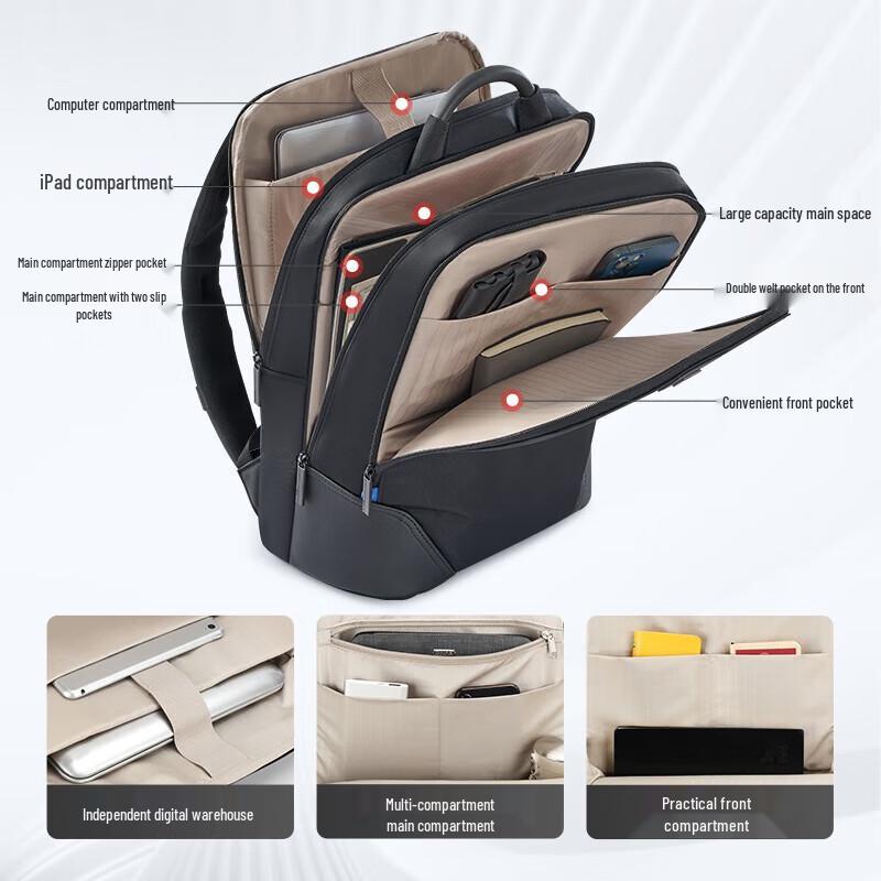 OIWAS 16-inch Unisex Laptop Backpack