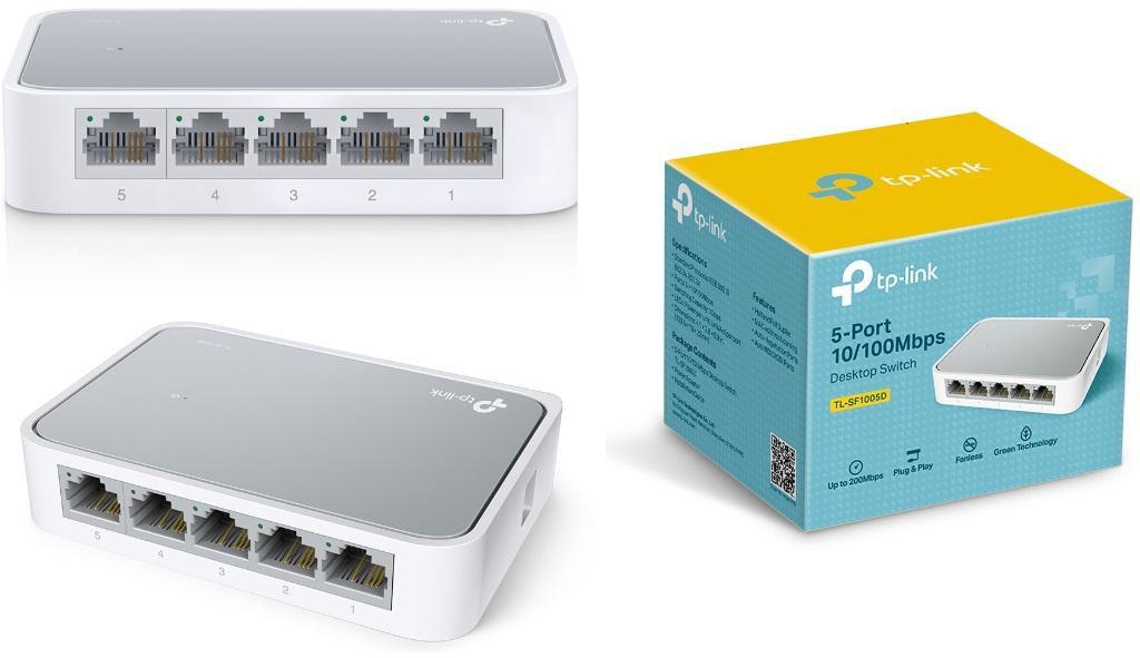 MediaMarkt Tp-Link Switch, 5 Puertos, 10/100Mbps - Imagen 3