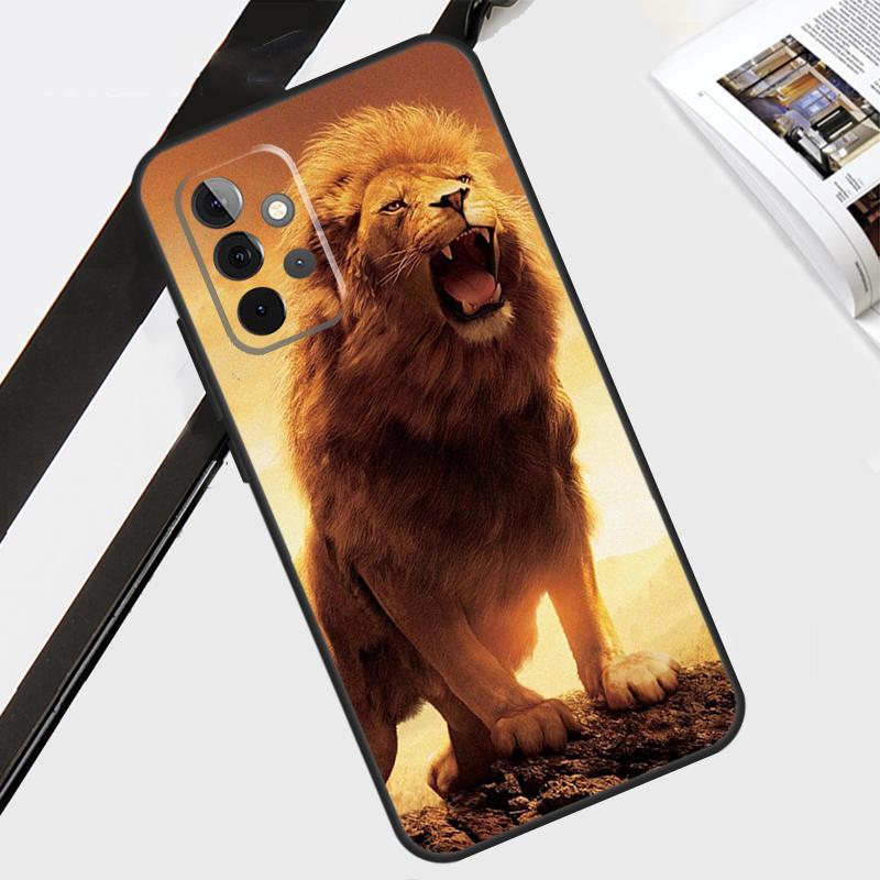Funda León Rugiente Para Samsung Galaxy A56 A36 A26 A16 A06 A54 A34 A14 A12 A22 A32 A52 A13 A53 A15 A35 A55