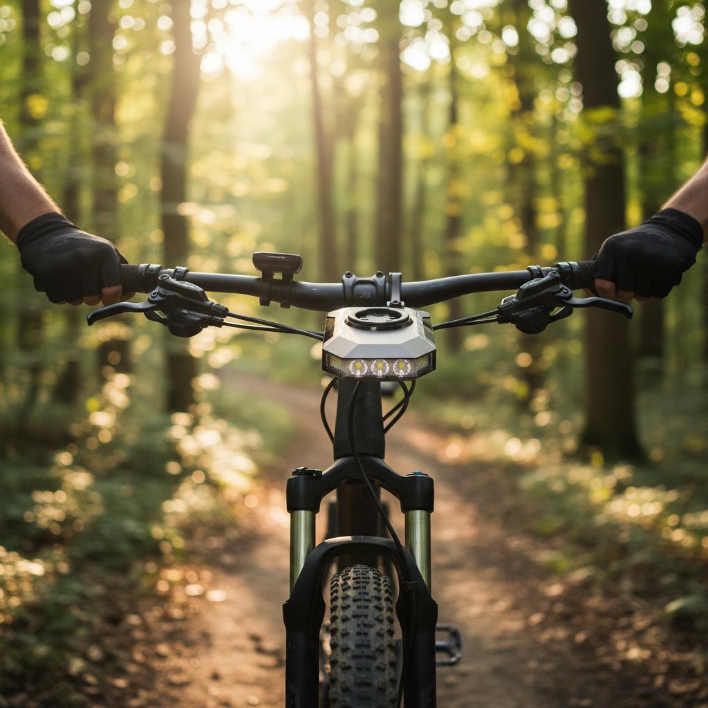 Daytime Running Light For Road And Mountain Bikes High-Brightness Led Safety Warning Light With USB C Charging