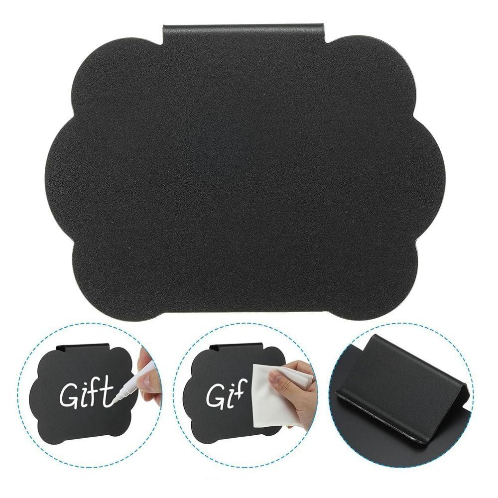 10PCS New Plastic Price Boards Mini Black Price Tags Signage Multifunctional Table Chalkboard Shop Store