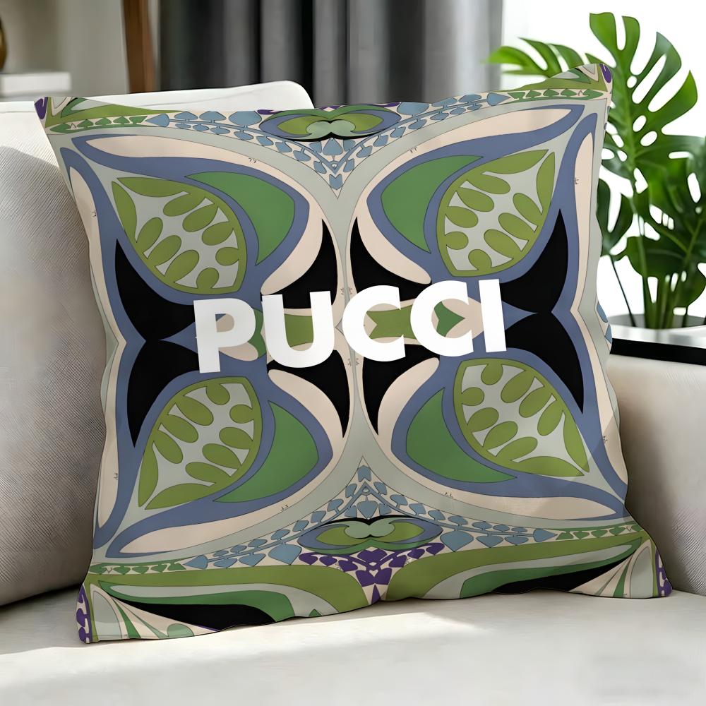 brand EMILIO PUCCI Cushion Cover Cushion Cover Set 4Pcs 50x50 45x45 40x40 Pillowcase Decorative Sofa Home Decor