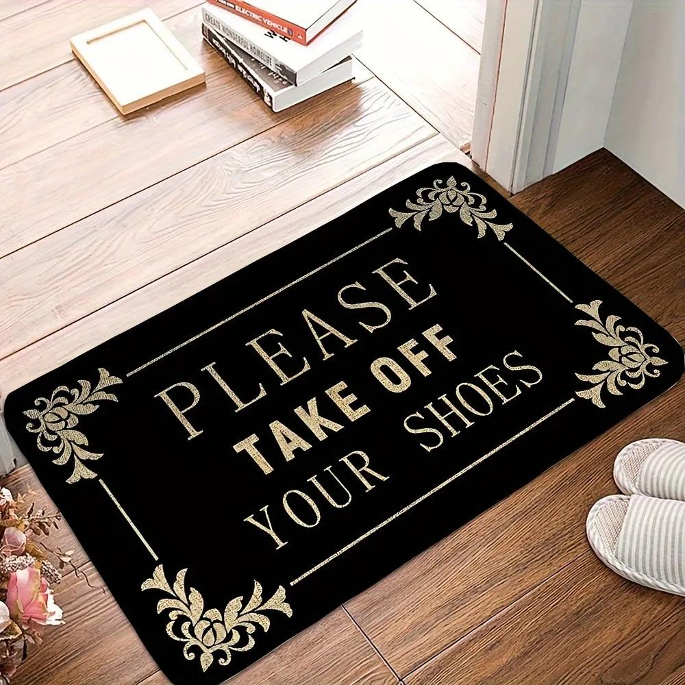 1PC Flowers Pattern Home Door Mats Kitchen Rugs Non-Slip Pop Design Bathroom Rugs Bath Mat Carpet for Home Sink Laundry Decor