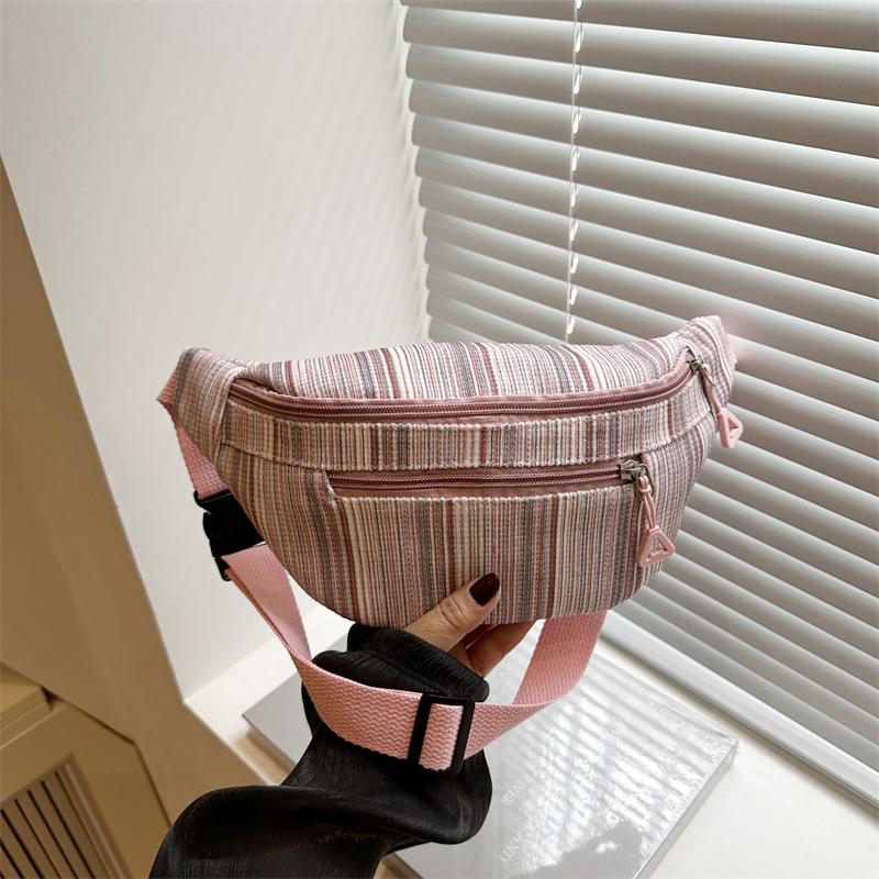 Personalized Breast Bag, Foreign Style, Sports Style, Beautiful Foreign Style 2025 New Popular Casual Simple Single Shoulder Messenger Fanny Pack Wome