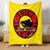 1PC Sc Bern Custom Name Patterned Flannel Blanket Suitable For All Seasons For Home Decor Warmth And Comfort Gifts Holiday Present