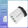 3-Port USB Fast Charger 5V/9V/12V, 2.4A EU/US Plug for Mobile Phones