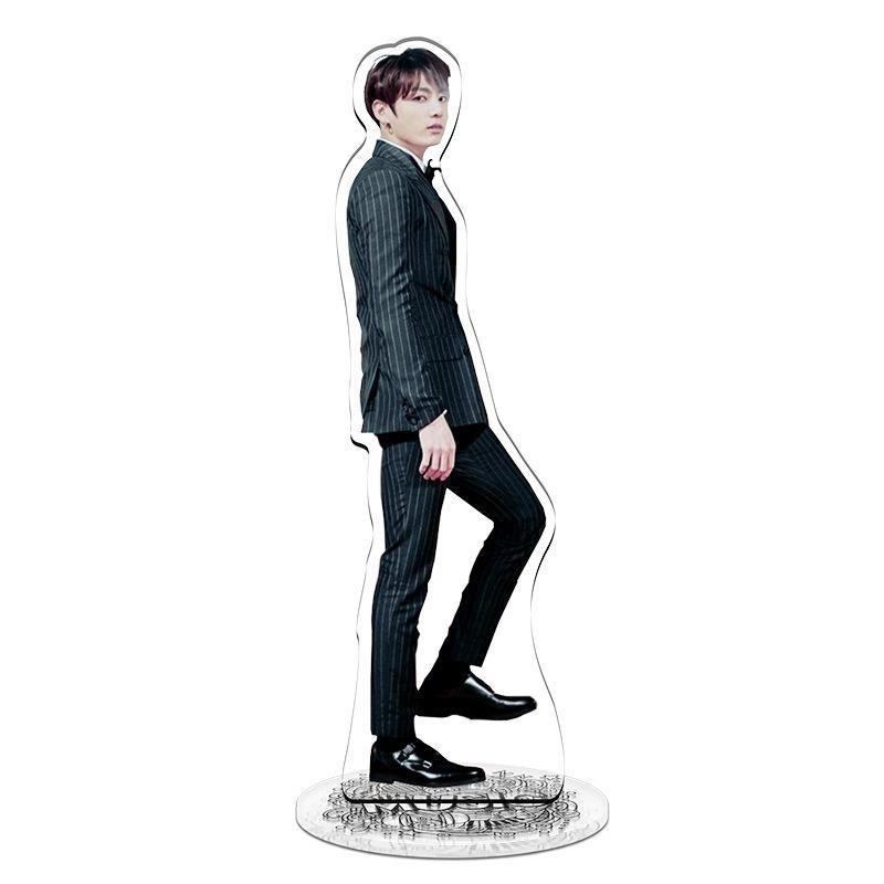 Kpop Star Bts Bangtan Boys Acrylic Stand Figure Double Side Home Table Decor