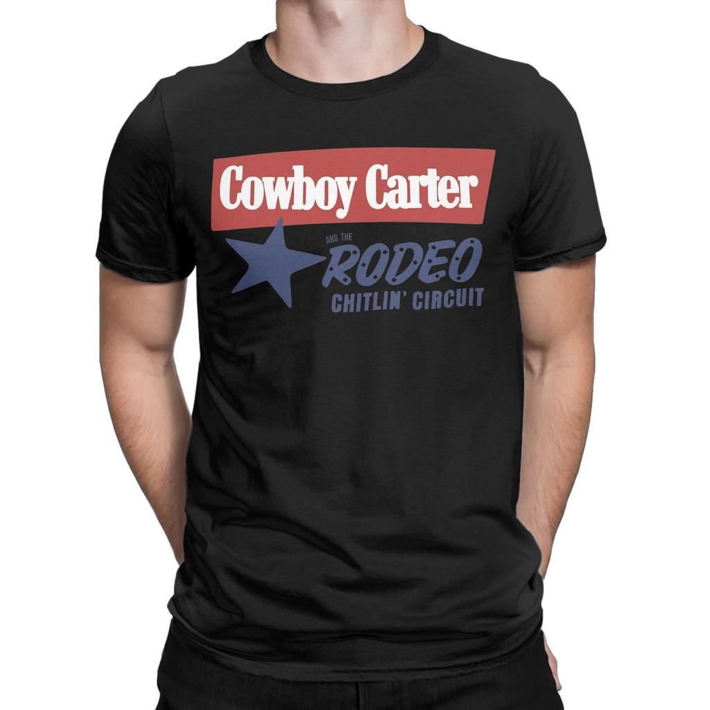 Beyoncé Cowboy Carter Rodeo T-Shirt Herren Baumwolle Mode für Männer T-Shirts Rundhals Kurzarm Sommerkleidung