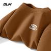GLM Japanese Style Waffle Knit Pullover Sweatshirt