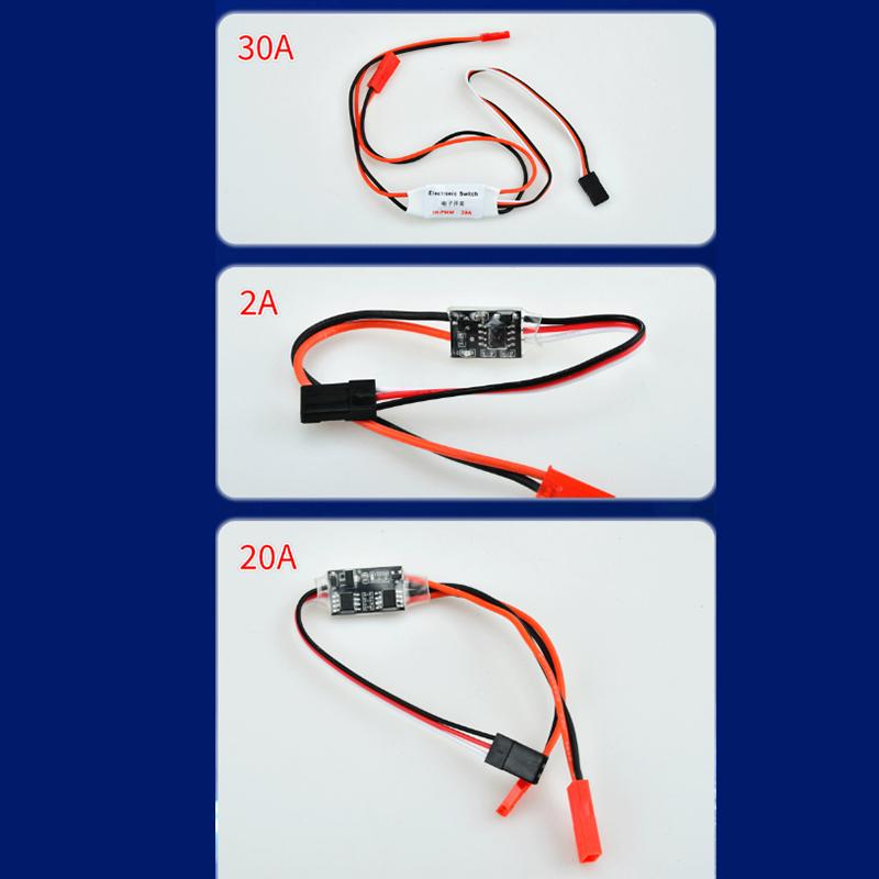 Interruttore Elettronico a Telecomando a Risposta Rapida 2-20A Corrente 3-30V per Droni RC Pompe per Acqua Attrezzature Agricole Mod