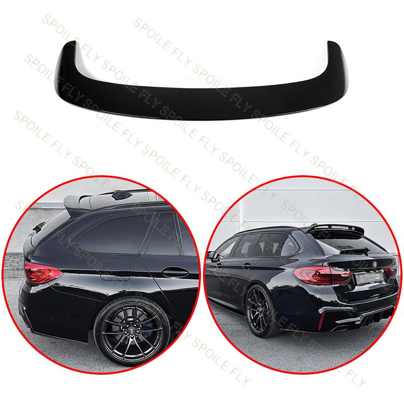 High Quality ABS For BMW 5 Series G31 2017 To 2026 Estate Touring H Style Car Rear Roof Spoiler Wing Body Kit Glossy Black