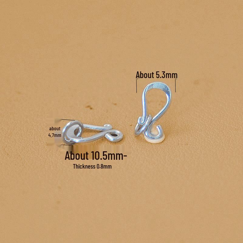Handmade Sterling Silver S-Clasps for Bracelets & Necklaces