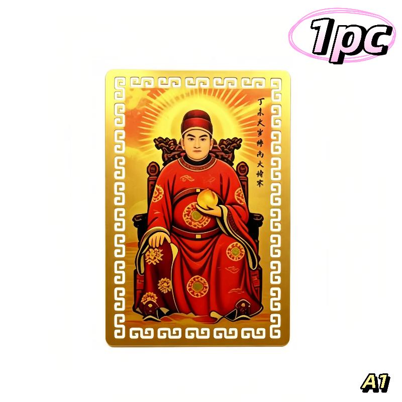 Energy Protection Tai Sui 2027 Gold Card Perfect for Feng Shui Practices