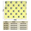 Kuchipatchis Mametchi Blanket  Super Soft Funny Plush Throw Blanket For Living Room Airplane Travel Flannel Bedspread Bed Cover