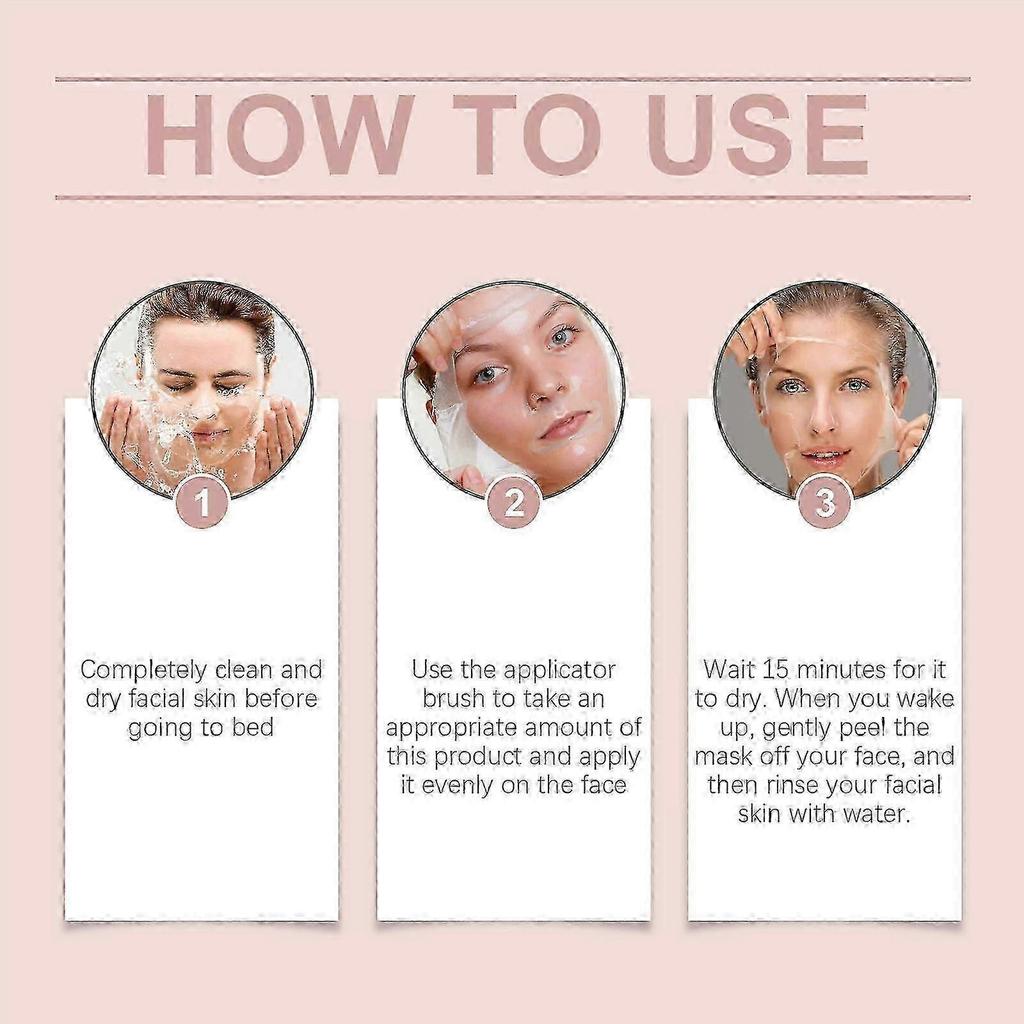 New model 75g Collagen Night Peel Off Mask  Hydrating & Firming Skincare pure Sensitive application
