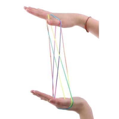 Negozio Baby Acc Kids Rainbow Color Fumble Finger Thread Corda String Gioco Giocattolo per lo sviluppo