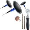24pcs Tire Repair Patch Kit Rubber Mushroom Head Stoppers Puncture Fixing Natural Rubber Insert Tool Set For Car Motorbike Cycle