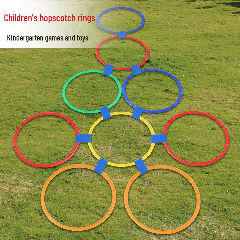 Sensorische Integrationshüpffelder und Sprungraster für Kinder für Bewegung im Freien und Kindergartenspiele