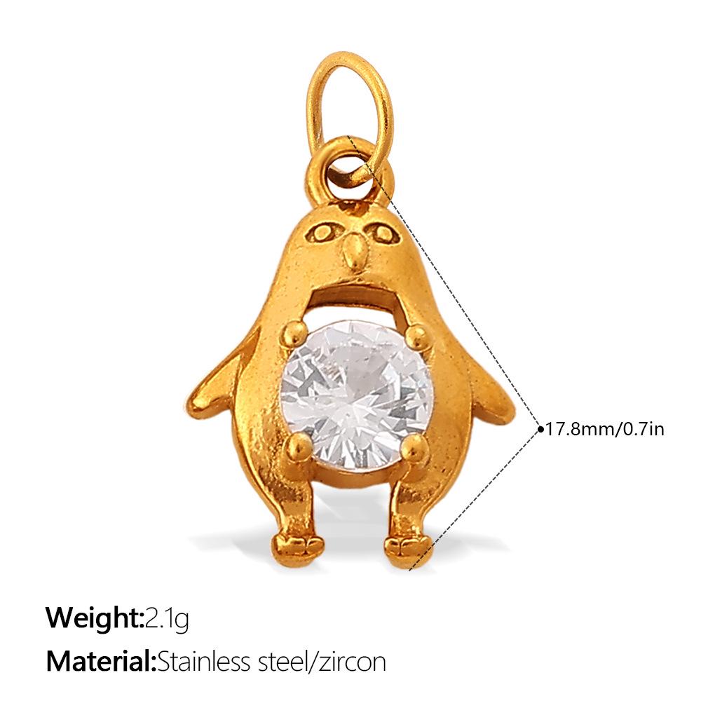 18k Gold-Plated European & American Ocean Series Sea Fish Charms for DIY Necklaces & Bracelets