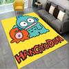 Hangyodon Cartoon Carpet Welcome Floor Mats NonSlip Bedroom Kitchen Rugs 100% Polyester Washable Carpet for Home Decor