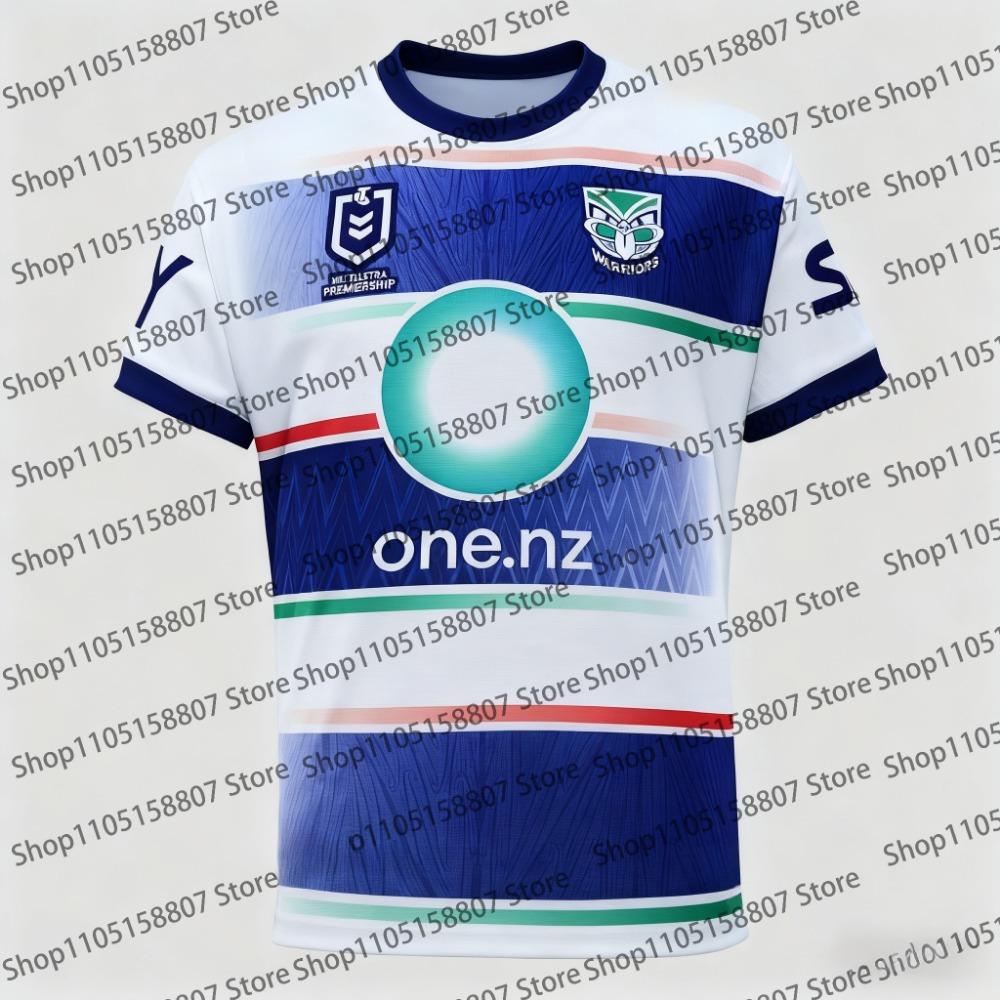 2026 Estate Uomo Nuova Zelanda Warriors Abbigliamento da Allenamento Rugby Maglietta Bambino Uomo e Donna Uguale Top Casual Traspirante