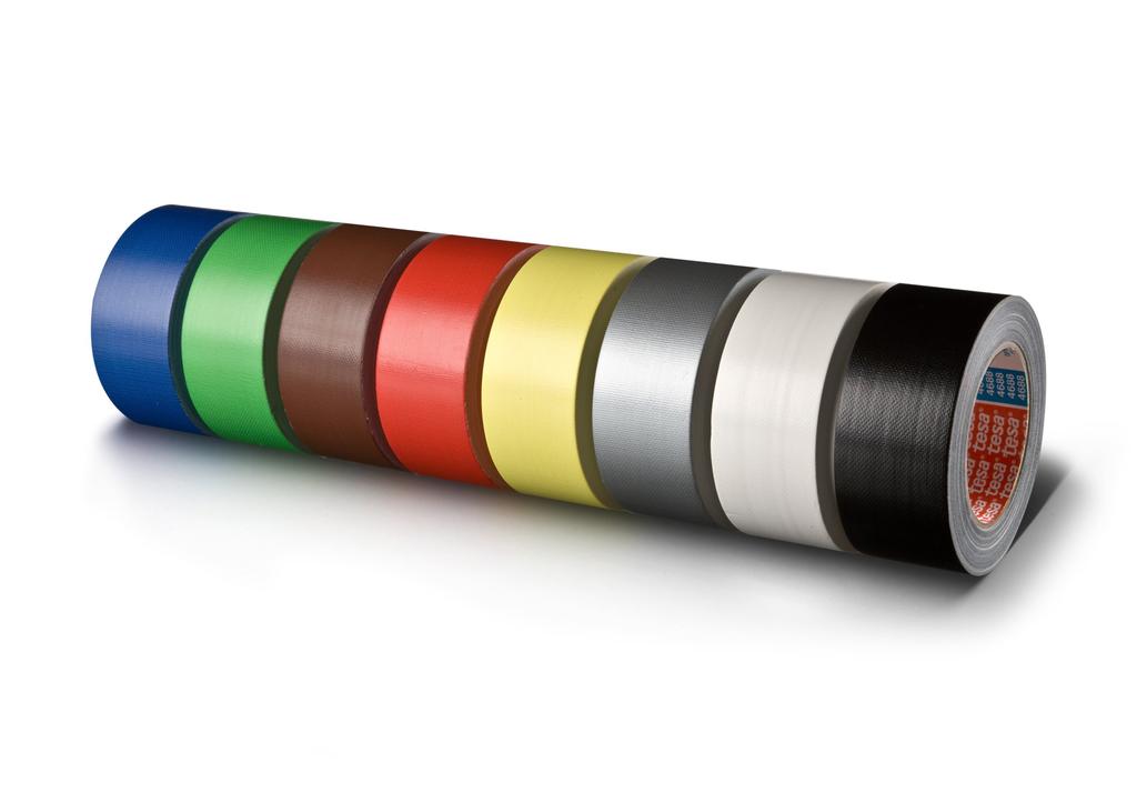 Taśma Naprawcza Tesa Gaffer 25M X 50Mm Czarna 4688 Tkaninowa Wodoodporna