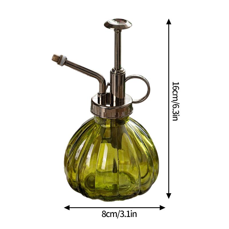 Retro Glas Luftdruck-Gießkanne Geprägte Glas-Sprühflasche Gartenarbeit Spezial Haushaltssprinkler Gießflasche