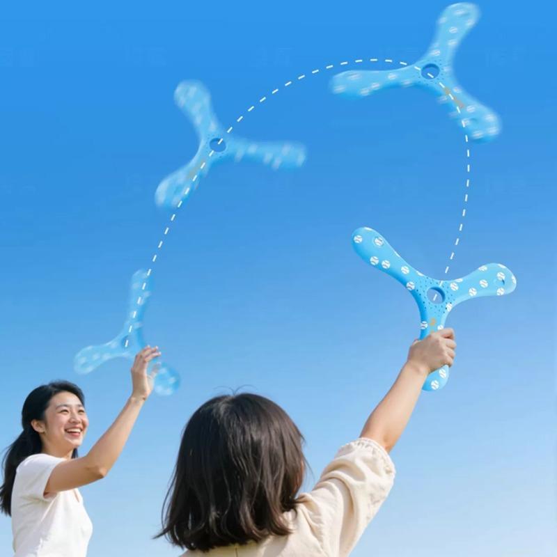 Soft EVA Children's Boomerang Toys 360 Degrees Flying Disc Games Adult-kids Interactive Sports Toys for Decompression Gift