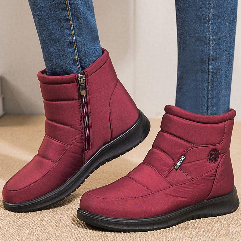 Women'S Boots Waterproof Fur Boots For Snow Winter Shoes Woman Casual Rubber Botas Mujer Fashion Winter Boots Women Booties