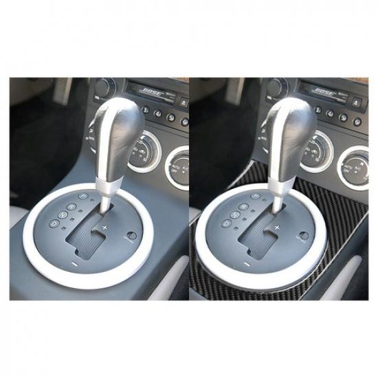 Luxury Carbon Fiber Central Gear Shift Panel Frame Cover For Nissan 350Z 03-05