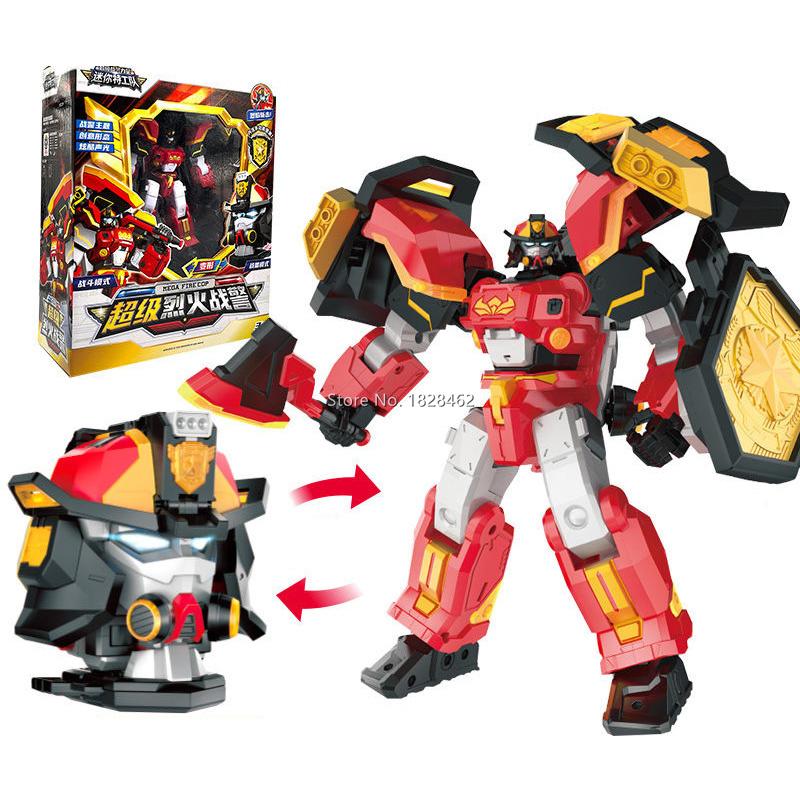 

Іграшки-трансформери Міні Форс Найсильніший Поліцейський Робот зі Звуком та Світлом MiniForce X Робот-Трансформер Пожежник No Color Box