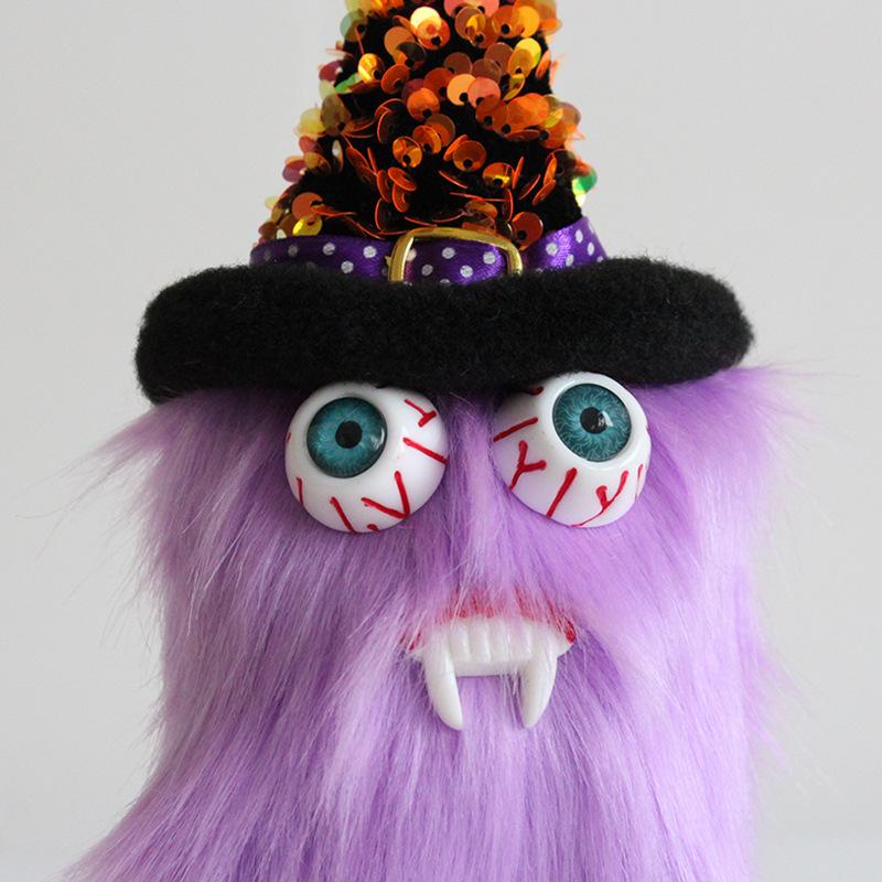 Velvet Doll Halloween Decorative Supplies Holiday Party Gifts Vampire Dwarf Doll Home Holiday Atmosphere Decorative Items