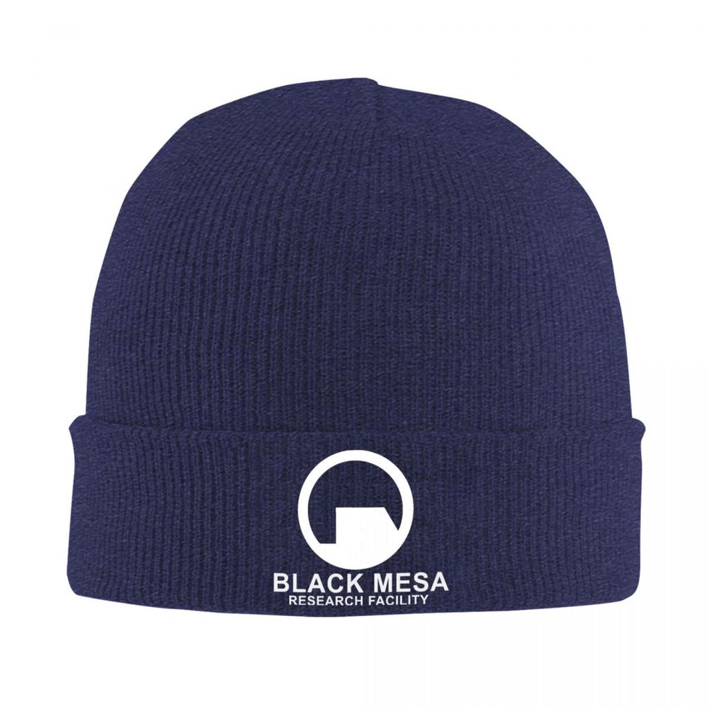Half Life Bonnet Hats Black Mesa Research Facility Gamer Skullies Beanies Male Warm Soft Beanie Hats Winter Outdoor Sport Cap