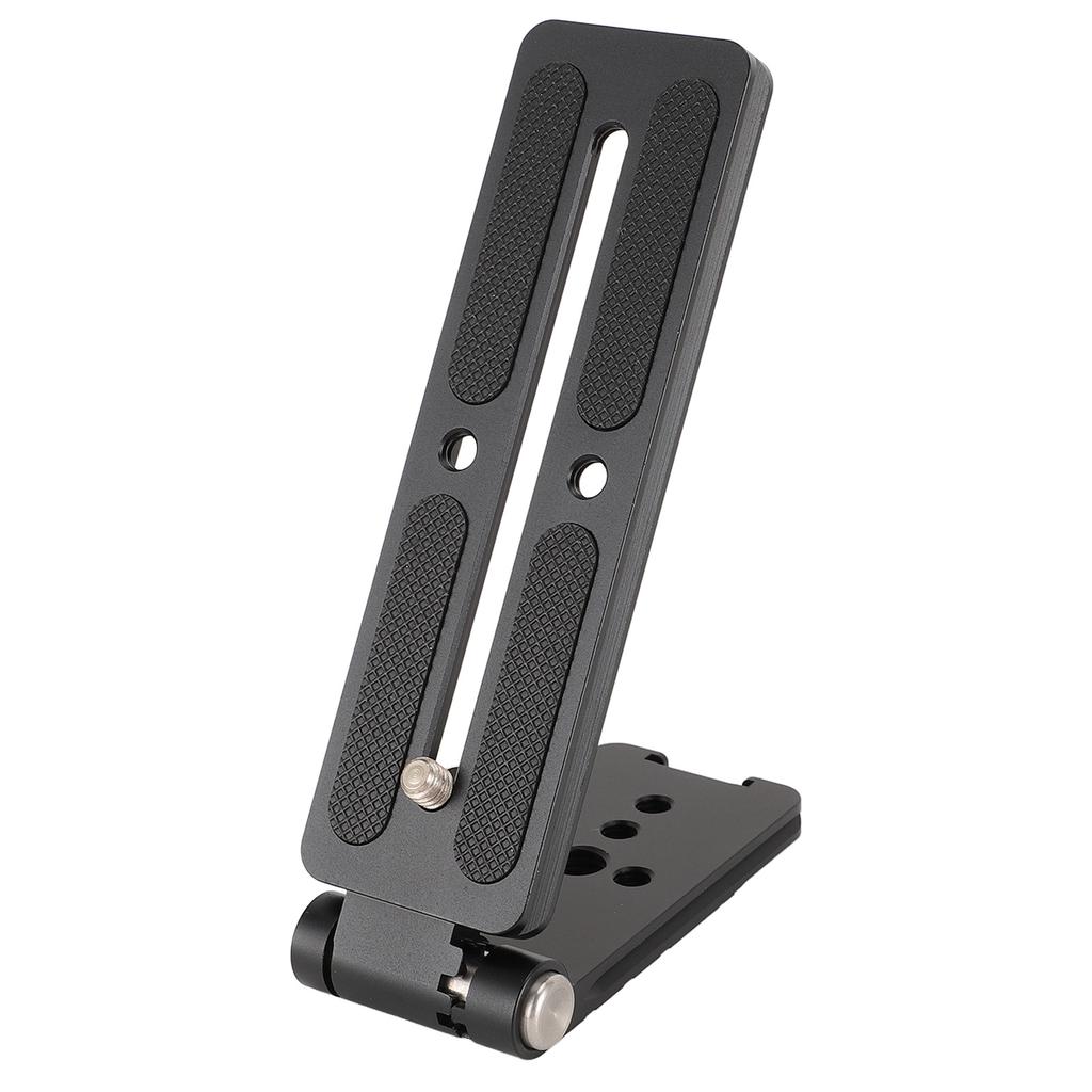 L Shaped Quick Release Plate Professional Adjustable Angle Aluminum Alloy Camera L Bracket for DSLR