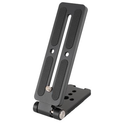 L Shaped Quick Release Plate Professional Adjustable Angle Aluminum Alloy Camera L Bracket for DSLR
