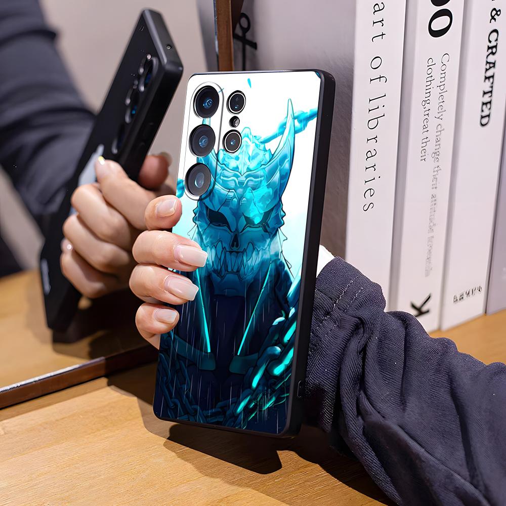 Hot New Anime Kaiju No. 8 Phone Case For Samsung S26 Ultra S25 Edge Ultra S23 S22 S21 S20 Ultra Plus S24 Fe Cover