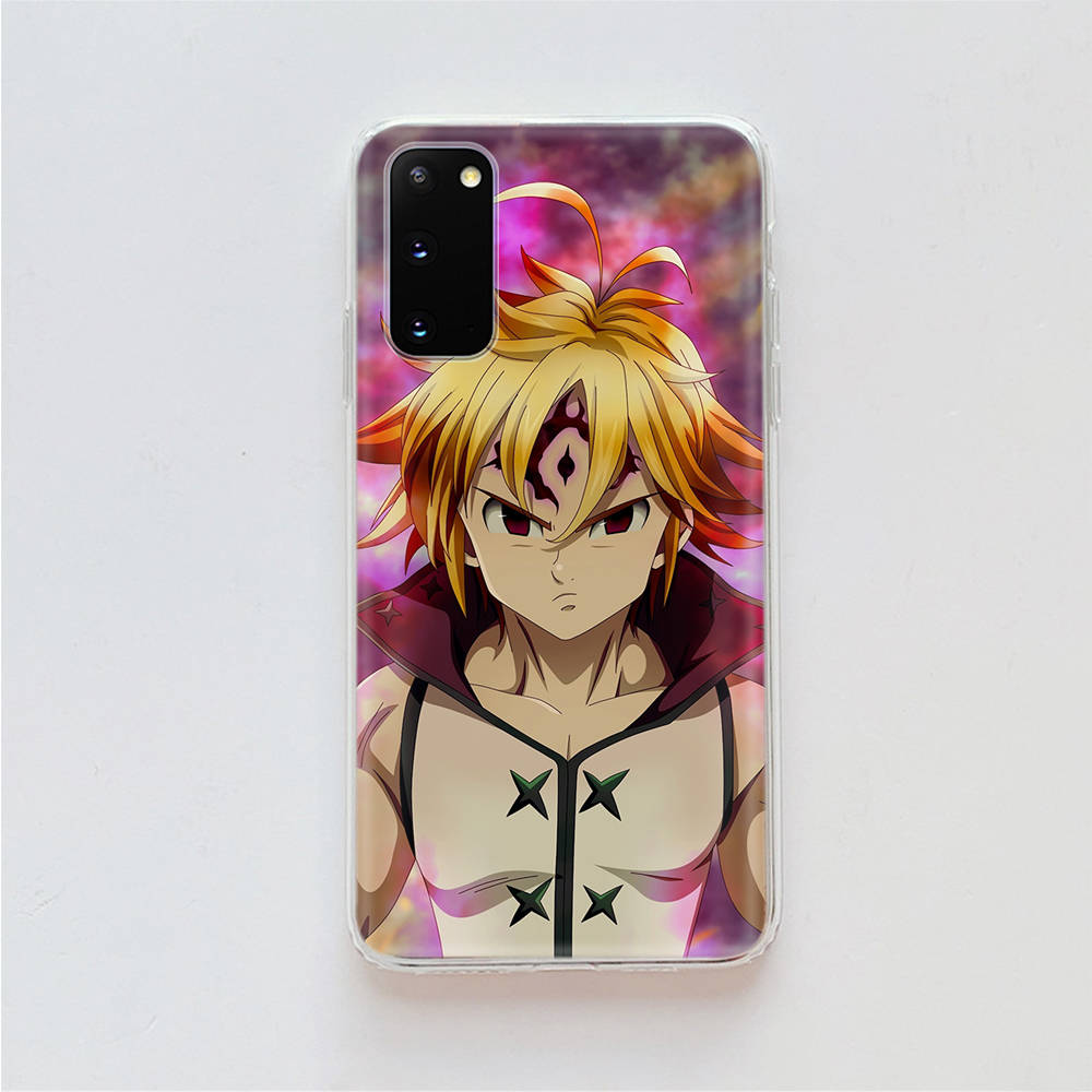 AD84 Seven Deadly Sins Clear Case for Samsung A04 A14 A23 A34 A54 M23 M33 M52 M53 Realme 10 9 C30S C35 C55 VIVO Y02 Y21 Y33S Y51 X80 V25 Cover