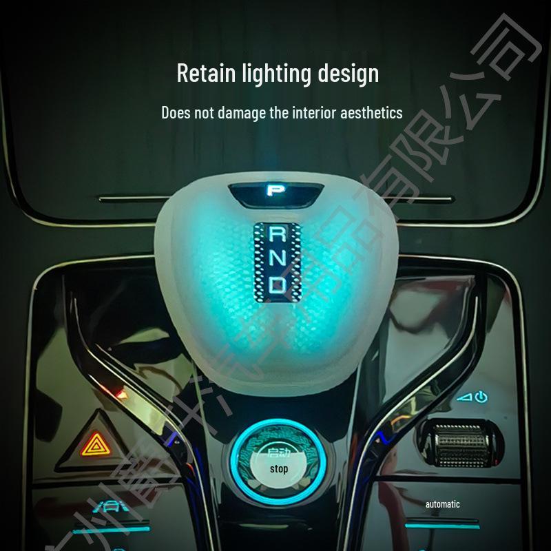 Silicone Gear Knob Cover for BYD Qin Plus, Frigate 07, Han, E9, Song Pro, and Tang DMI