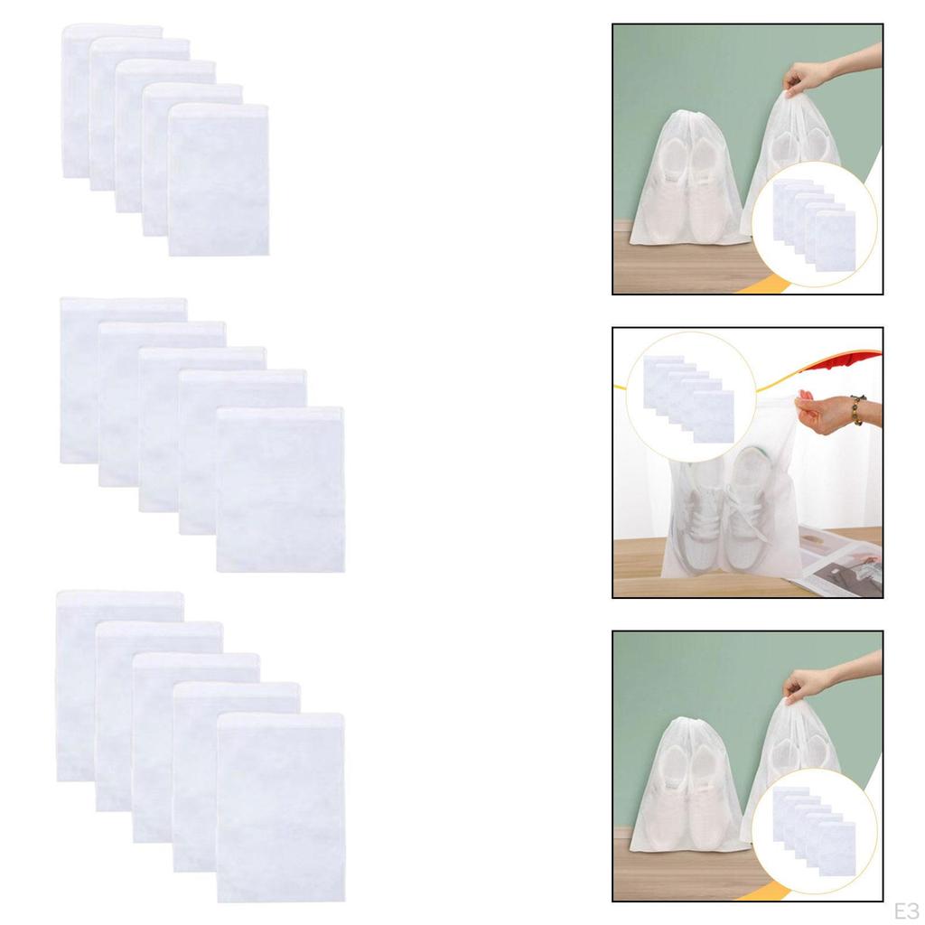 5 Non-woven Shoe Storage Bags, Essentials for Women And Men, Organizer, Dustproof Bag.