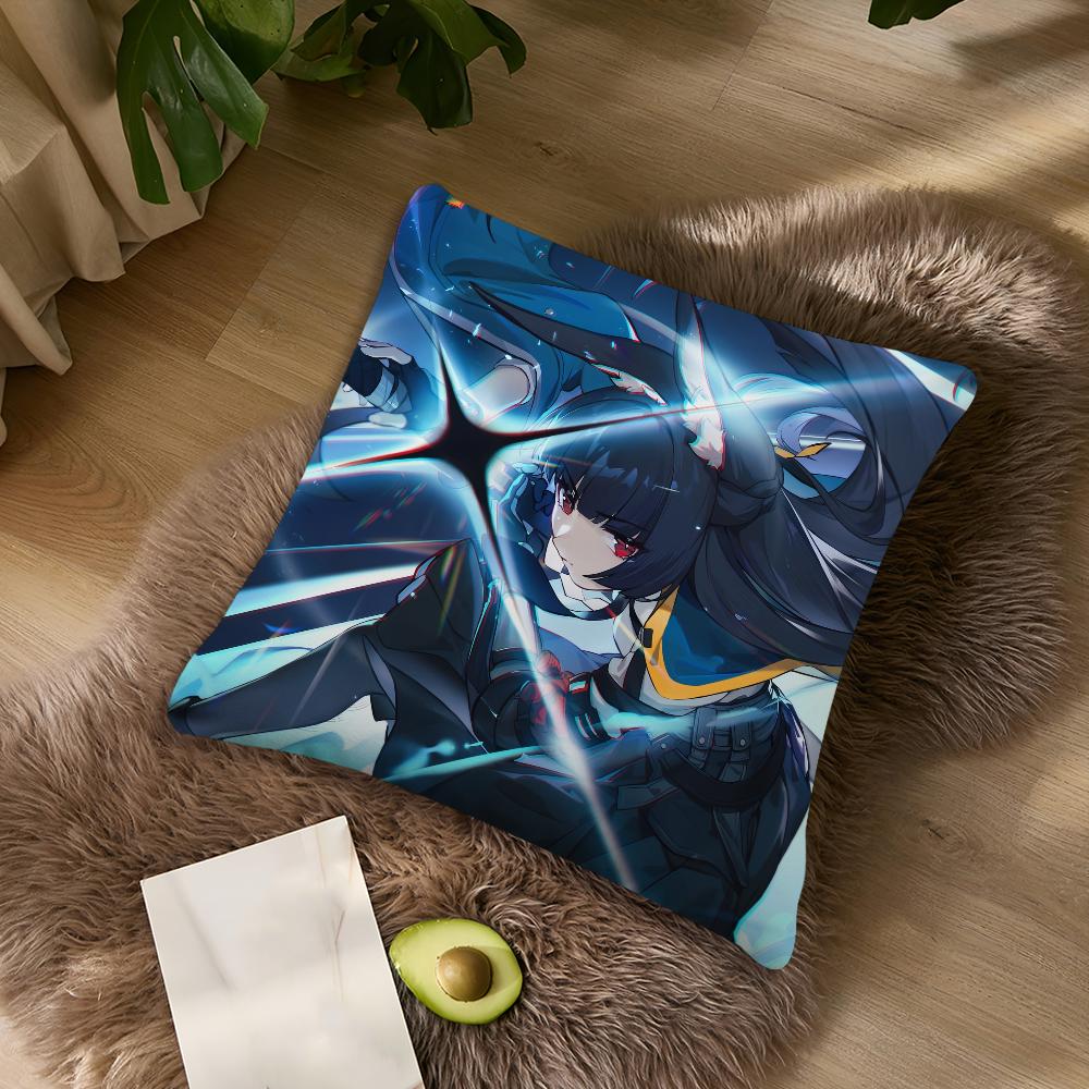 Hoshimi Miyabi Zenless Zone Zero Cute For Bedroom Car Coffee Shop Room Soft and Living Room Sofa Decorative Pillow Cover Case