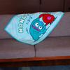 Marushin Sanrio Hangyodon Hangyodon and Sayuri Polyester Winter Product 3805001200 Blanket, Mayer, Cute, Fluffy, Stylish, Warmer, Number