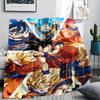 Coperta in Flanella con Stampa Personaggi Dragon Ball, Alta qualità Confortevole per Tutte le Stagioni, Arredamento per la Casa, Calore e Comfort, Perfetta per Regali di Natale