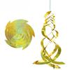 1PC Flash Drive Bird Spiral Reflector-Silver Polyester Film Hanging Garden Bird Repeller Scares Away Woodpecker Pigeons.