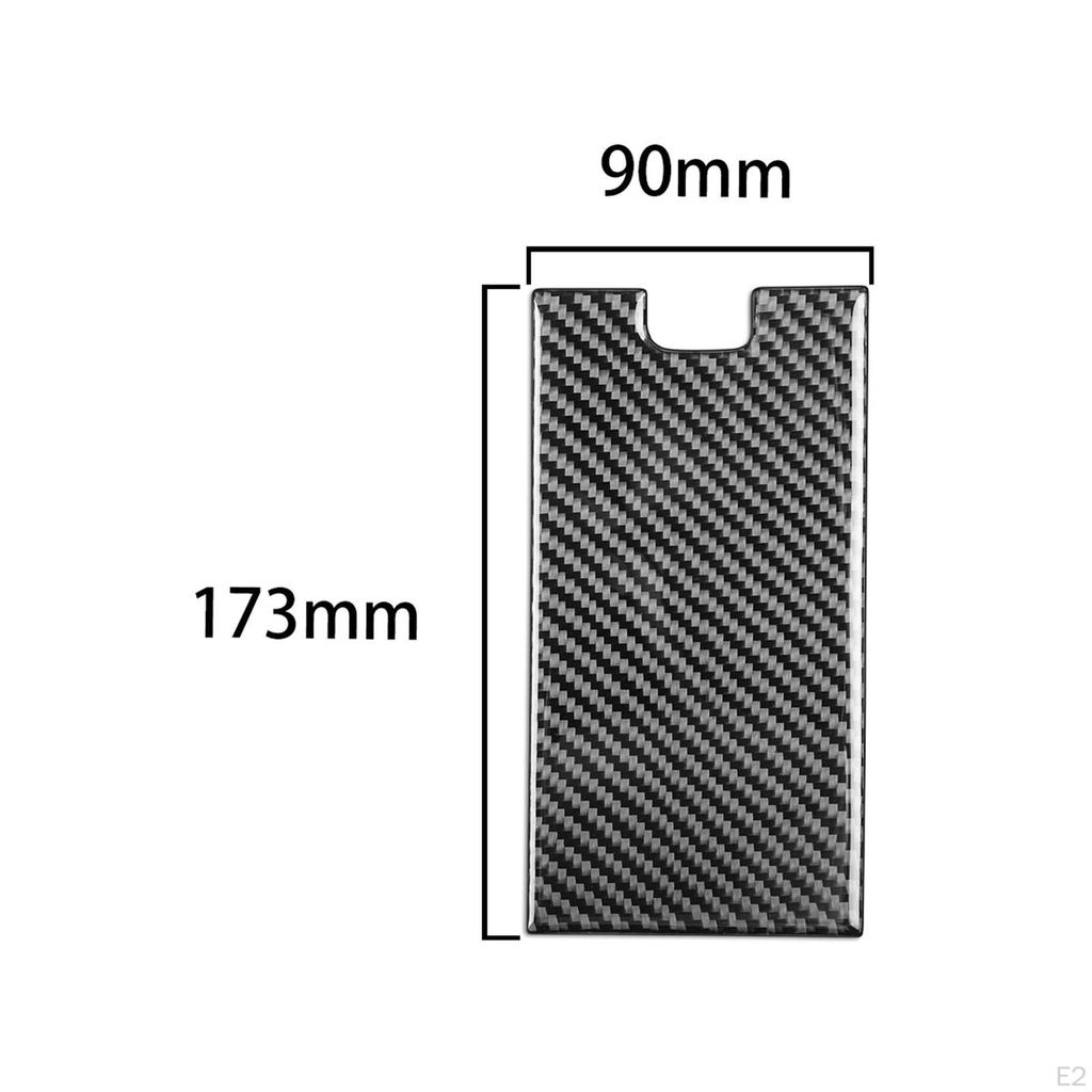 Central Storage Box Cover Trim Car Accessories, Waterproof Scratch Resistant ,Carbon Fiber, Body
